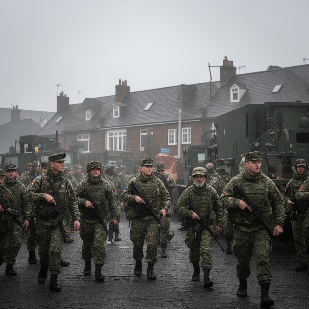 AI-generated illustration of Operation Banner