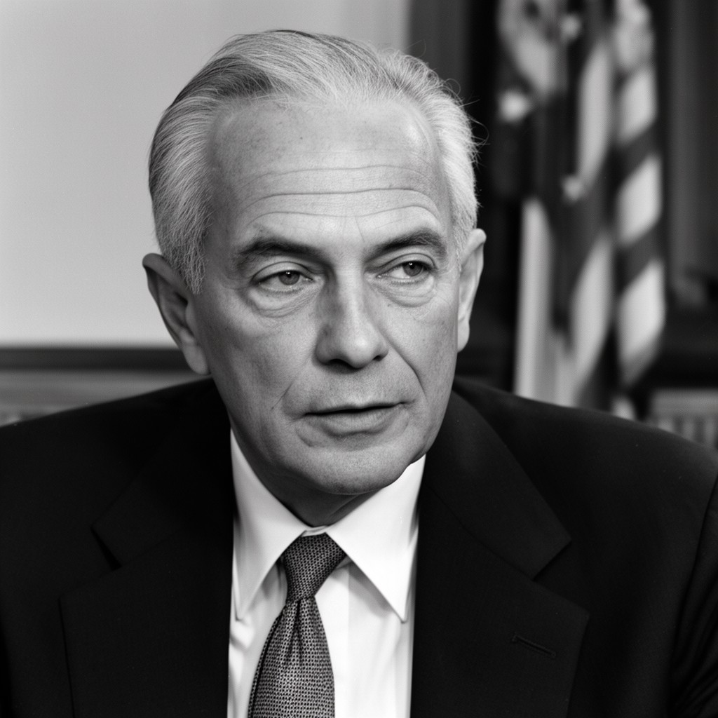 AI-generated illustration of Robert F. Wagner