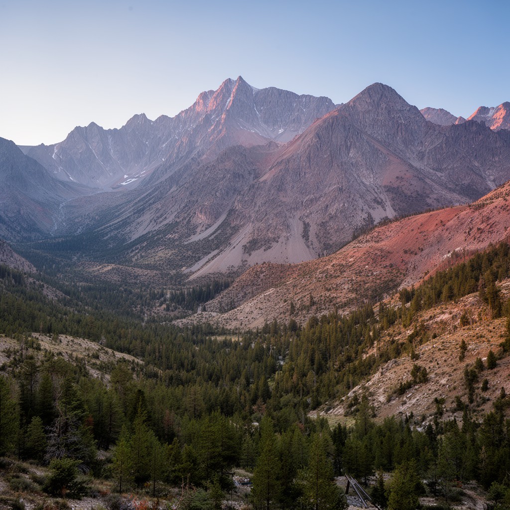 AI-generated illustration of Ruby Mountains