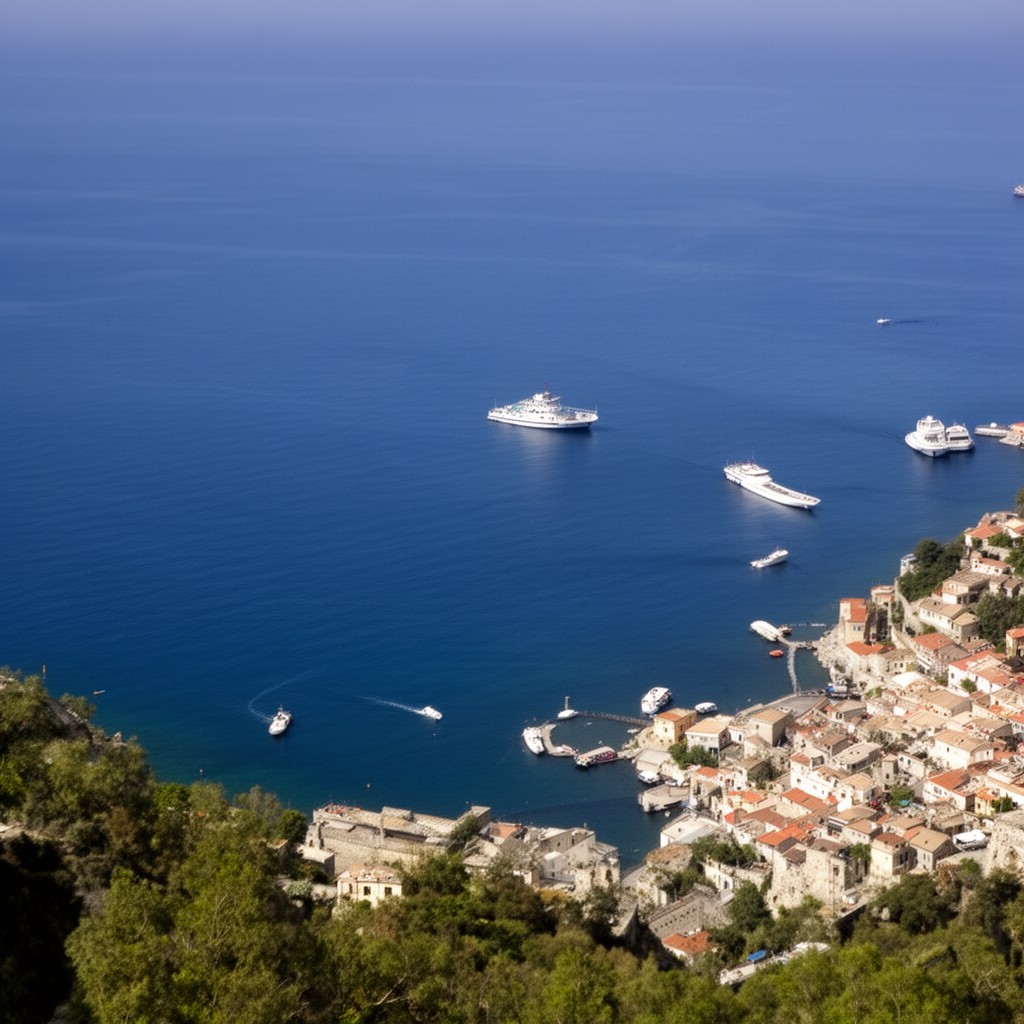 AI-generated illustration of Tyrrhenian Sea