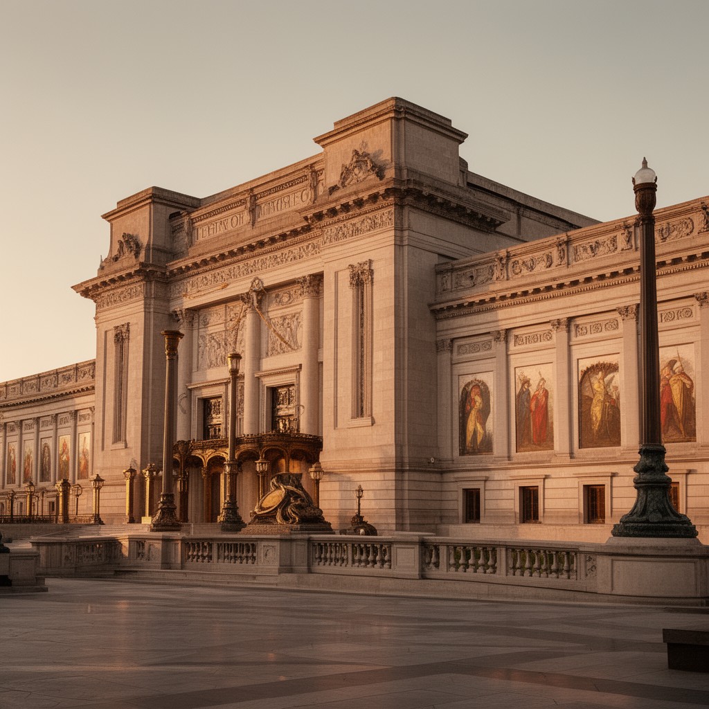 AI-generated illustration of Fine Arts Museums of San Francisco