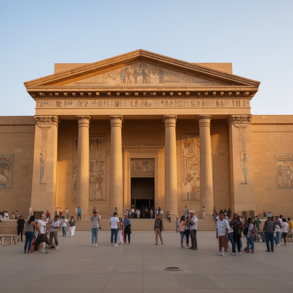 AI-generated illustration of Egyptian Museum