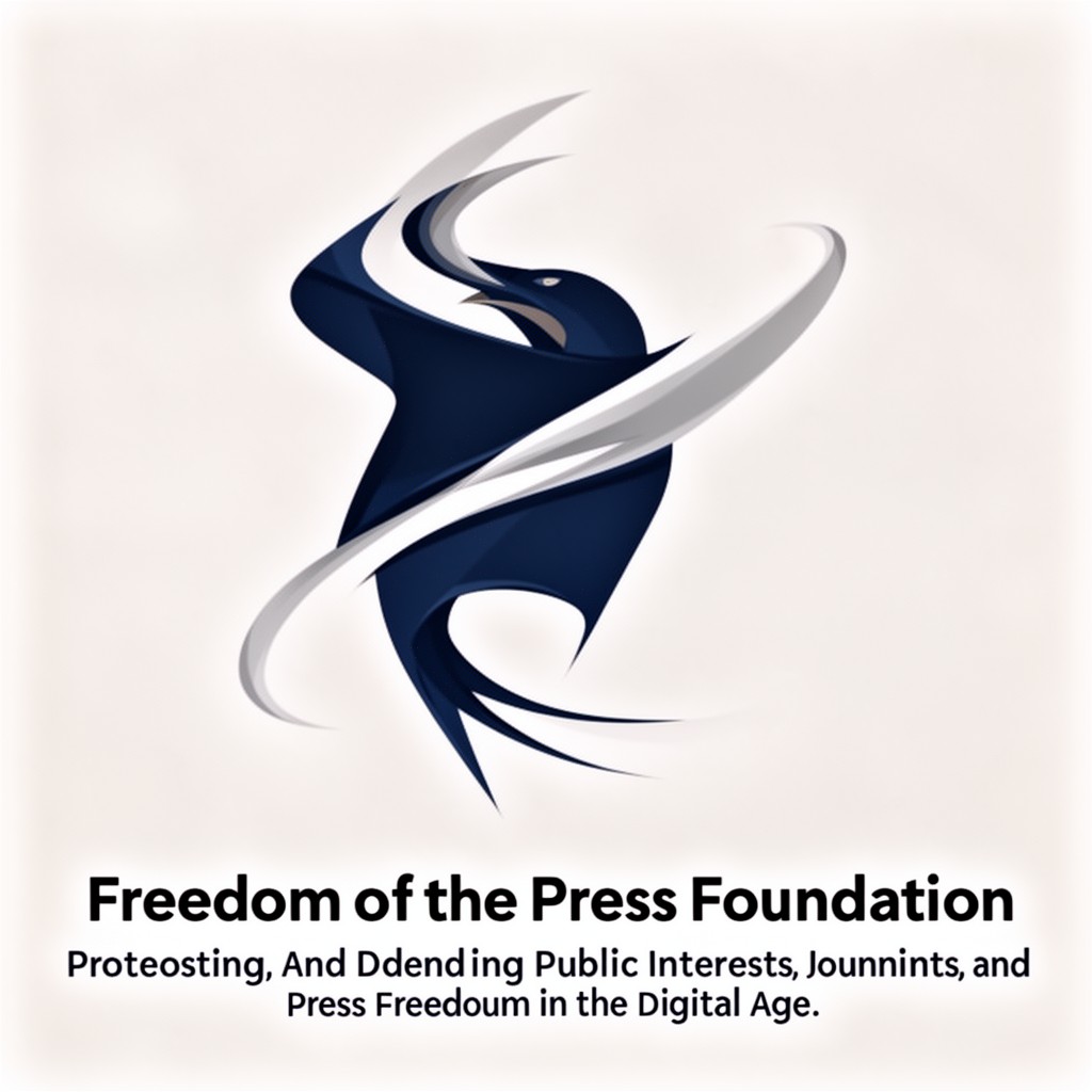AI-generated illustration of Freedom of the Press Foundation