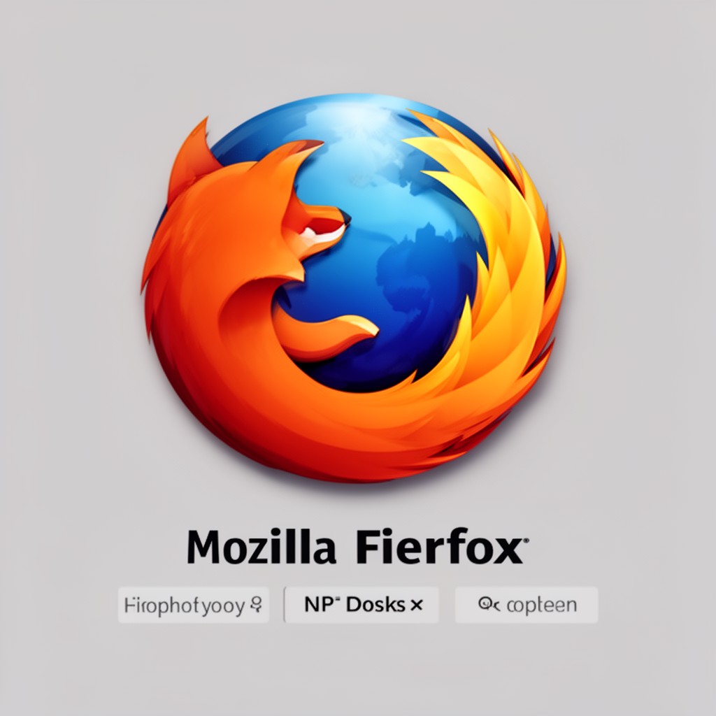AI-generated illustration of Mozilla Firefox