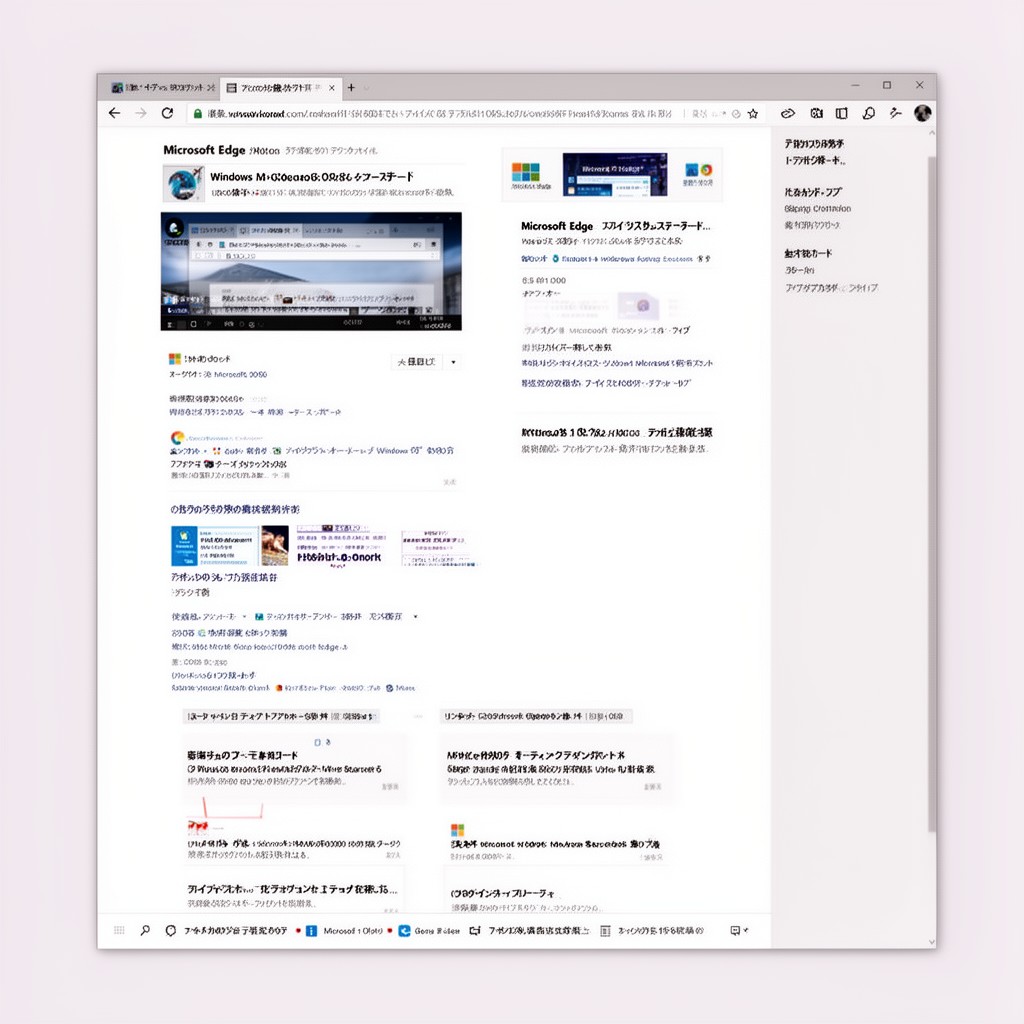 AI-generated illustration of Microsoft Edge