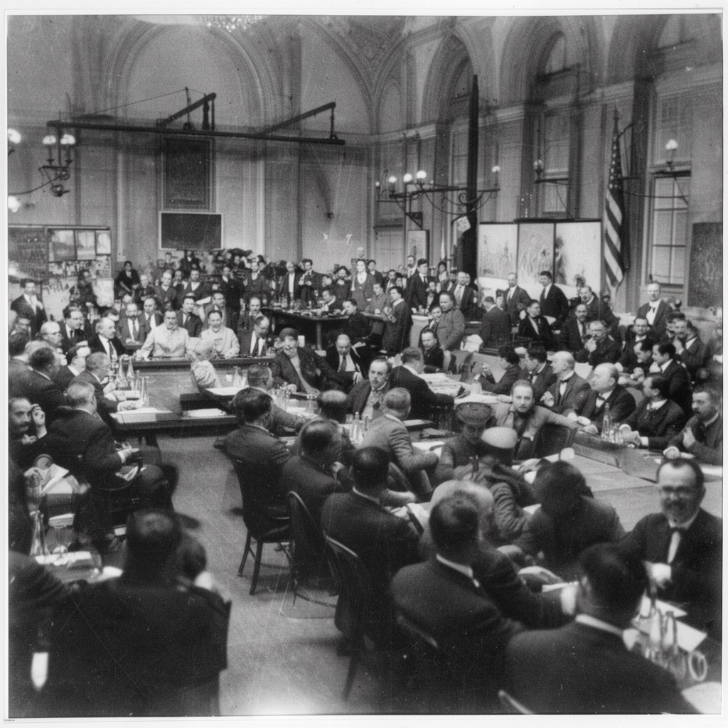 AI-generated illustration of Lausanne Conference of 1932