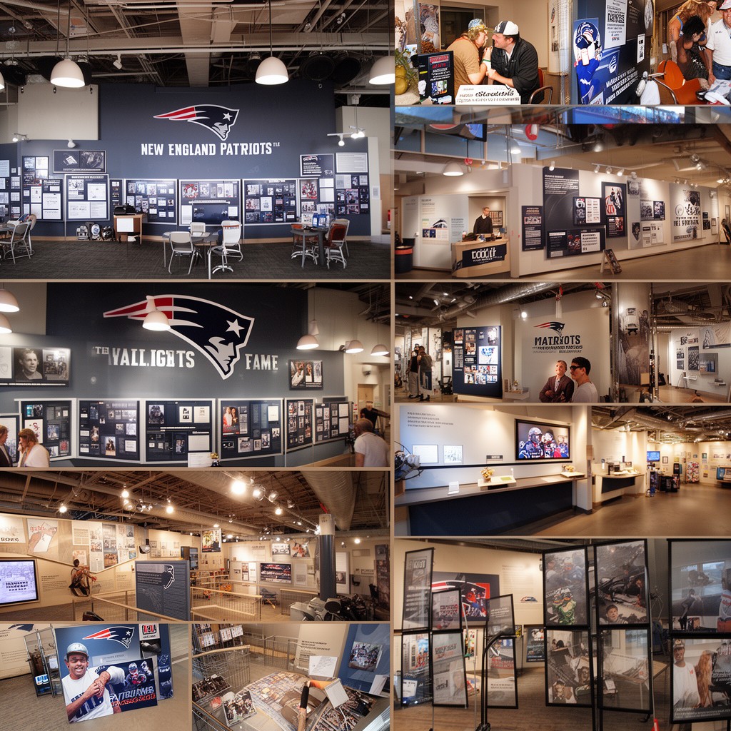 AI-generated illustration of New England Patriots Hall of Fame