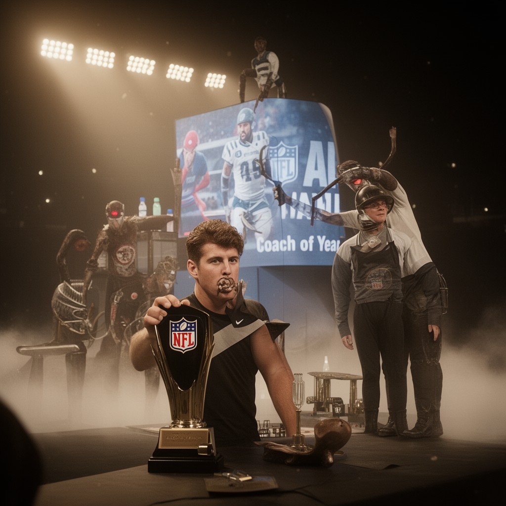 AI-generated illustration of AP NFL Coach of the Year