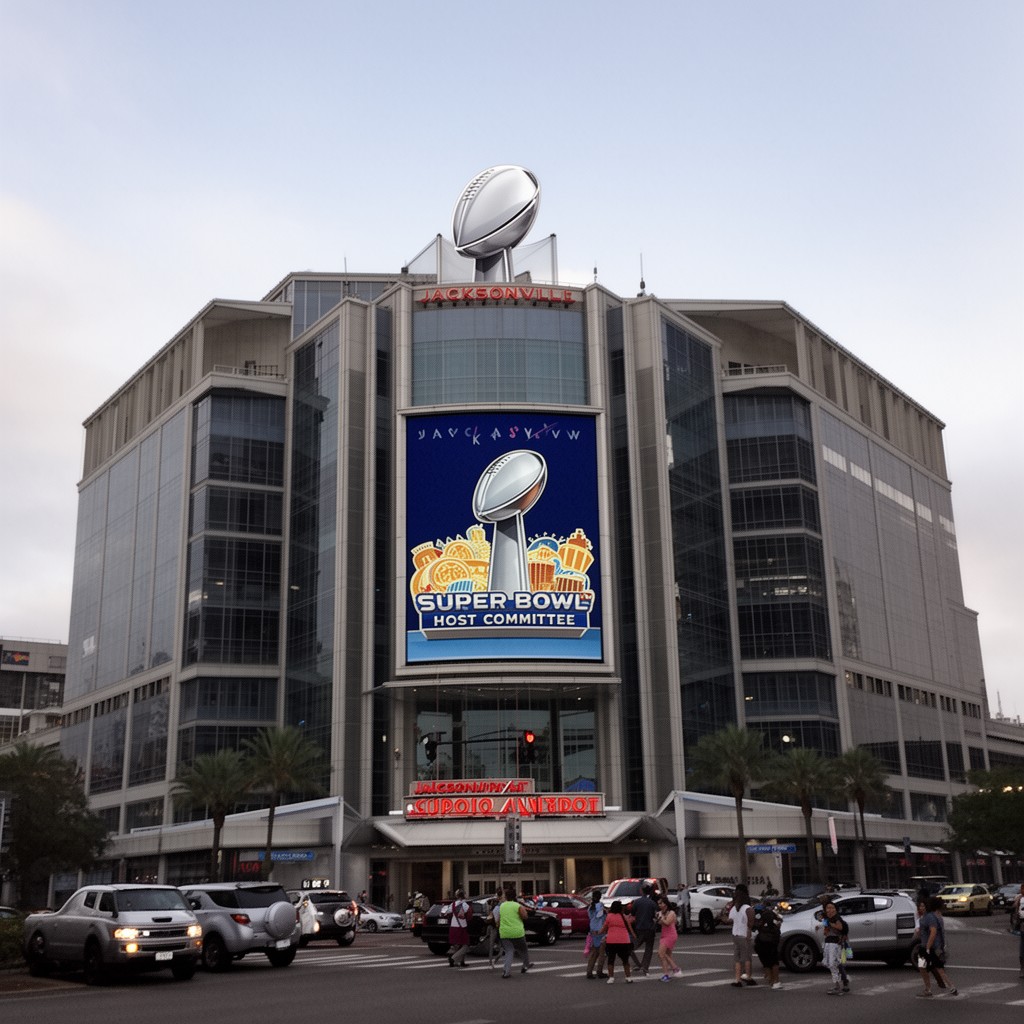 AI-generated illustration of Jacksonville Super Bowl Host Committee