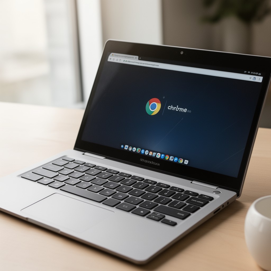 AI-generated illustration of Chromebook
