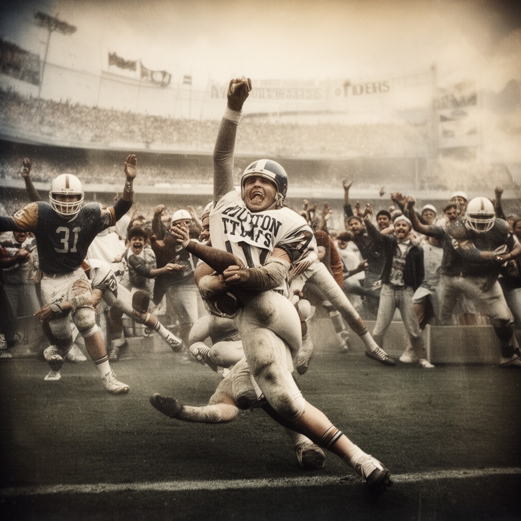 AI-generated illustration of Houston Oilers