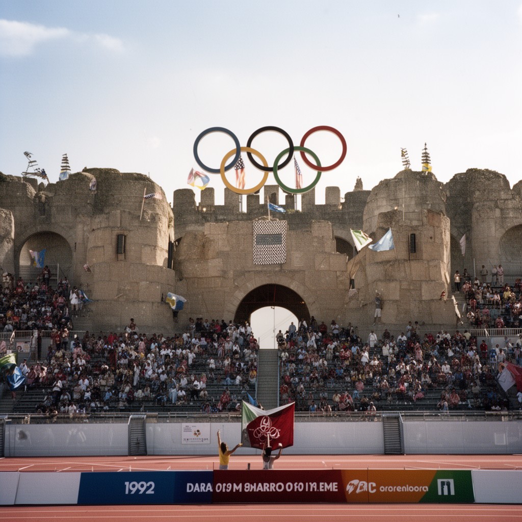 AI-generated illustration of 1992 Summer Olympics
