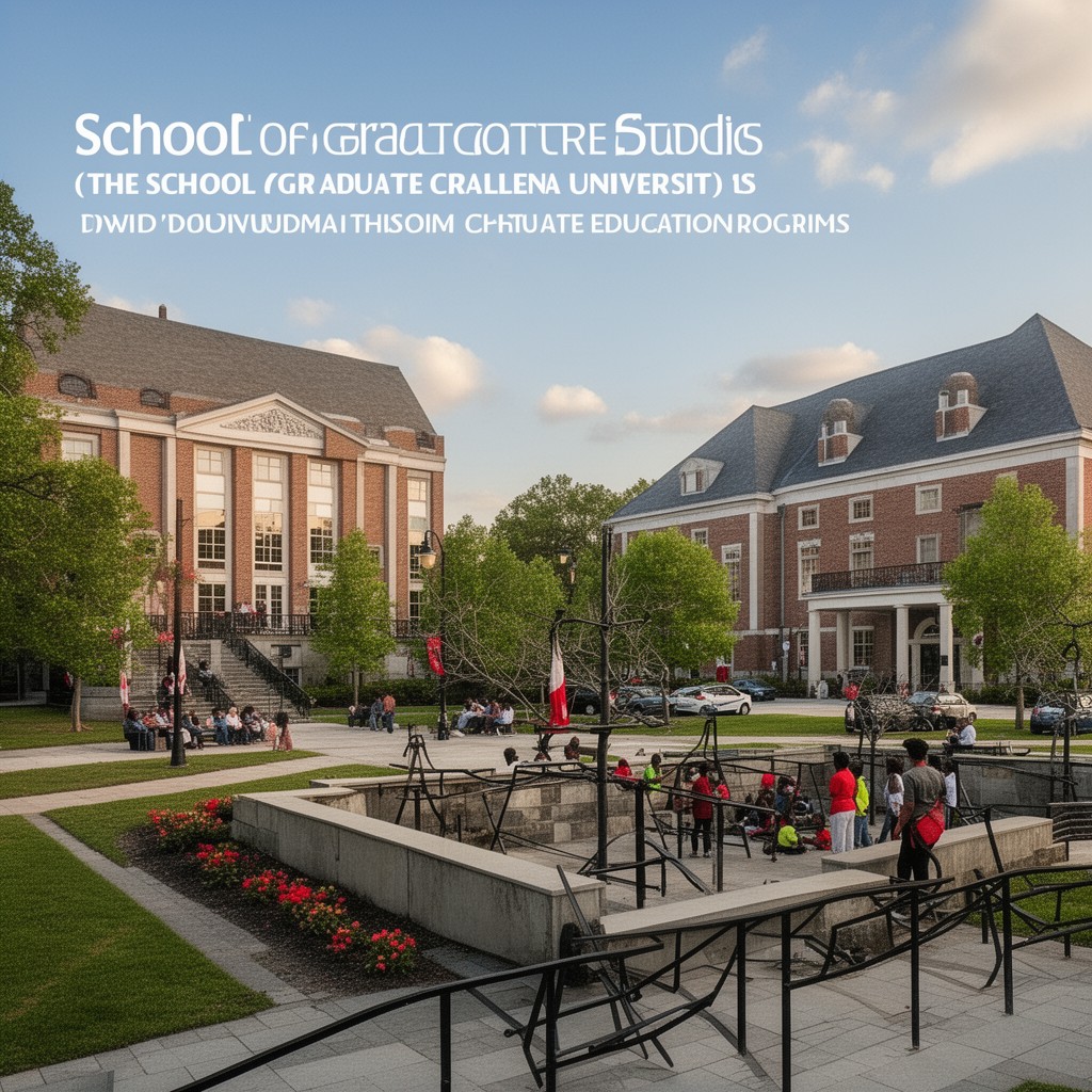 AI-generated illustration of School of Graduate Studies