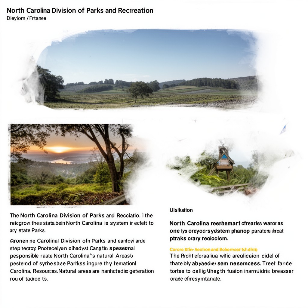 AI-generated illustration of North Carolina Division of Parks and Recreation