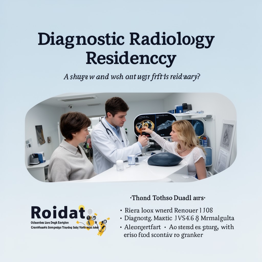 AI-generated illustration of Diagnostic Radiology Residency