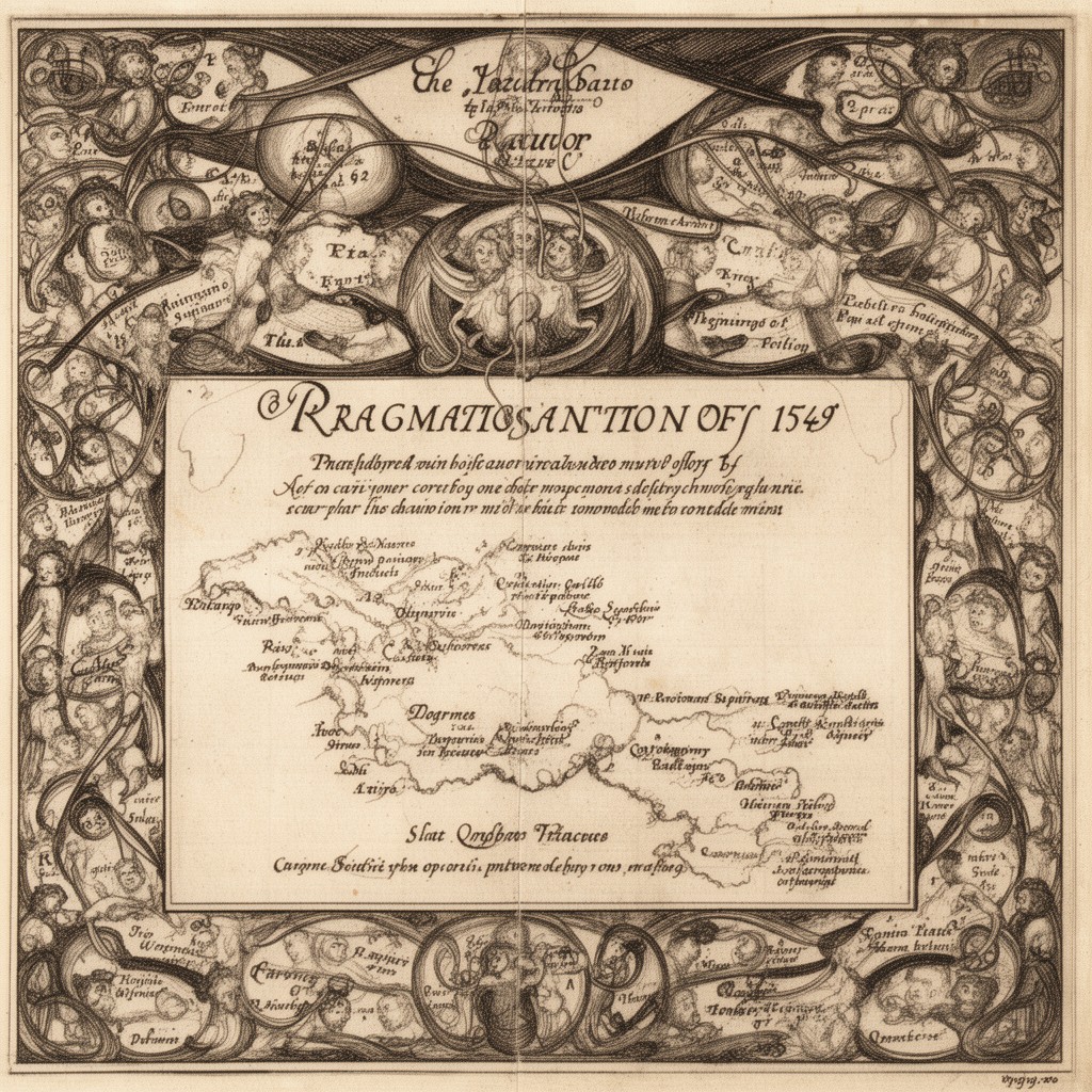 AI-generated illustration of Pragmatic Sanction of 1549