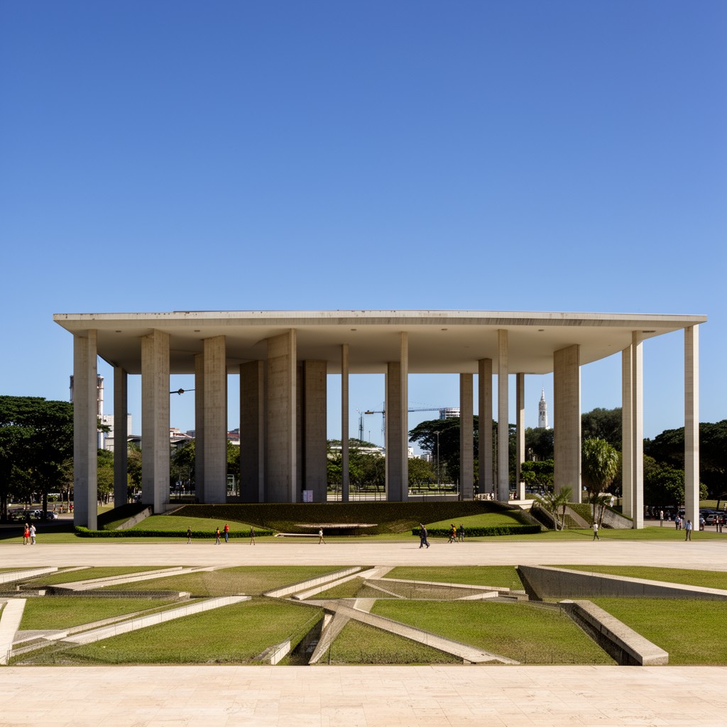 AI-generated illustration of Supreme Federal Court building in Brasília