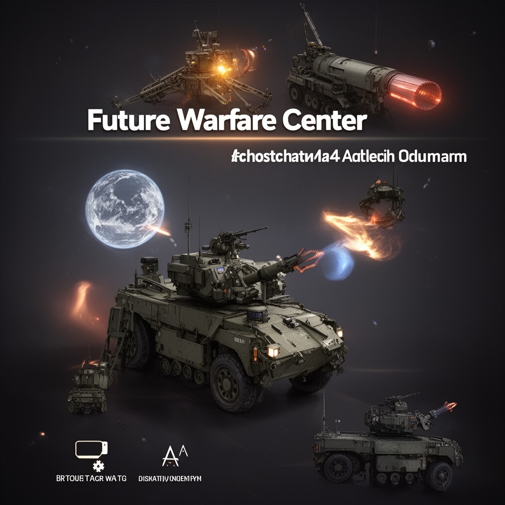 AI-generated illustration of Future Warfare Center