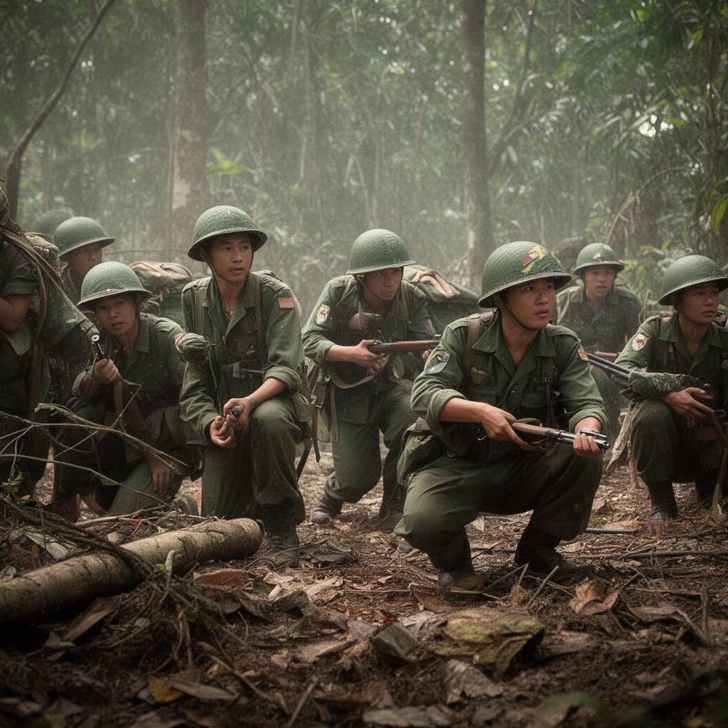 AI-generated illustration of Viet Cong