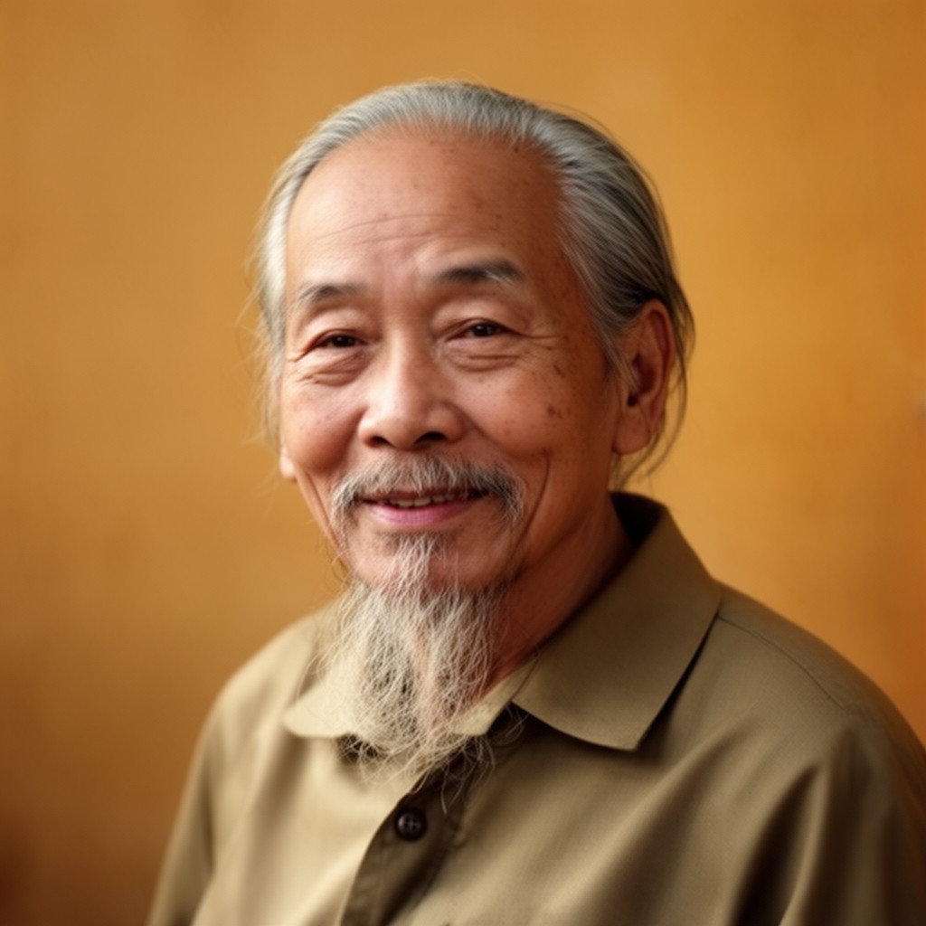 AI-generated illustration of Ho Chi Minh