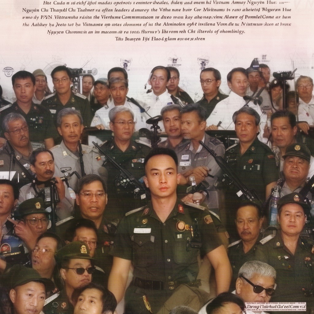 AI-generated illustration of Nguyen Hue (Nguyen Chi Thanh and other PAVN leaders often associated)