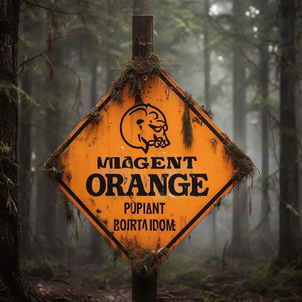 AI-generated illustration of Agent Orange