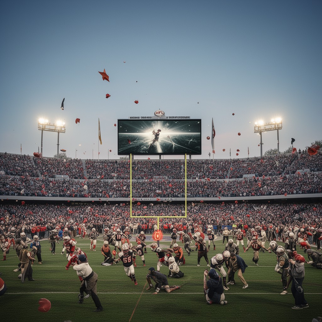 AI-generated illustration of AFL Championship Game