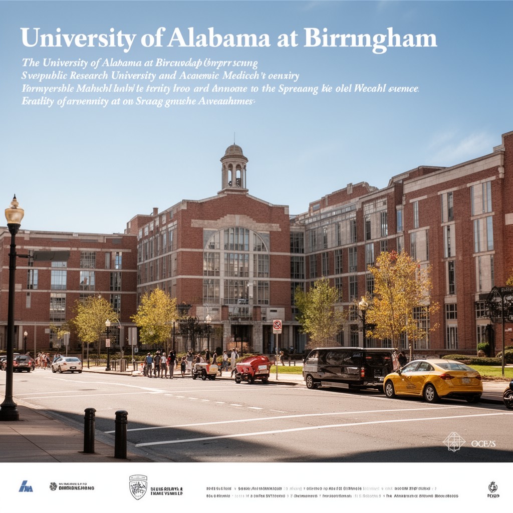 AI-generated illustration of University of Alabama at Birmingham