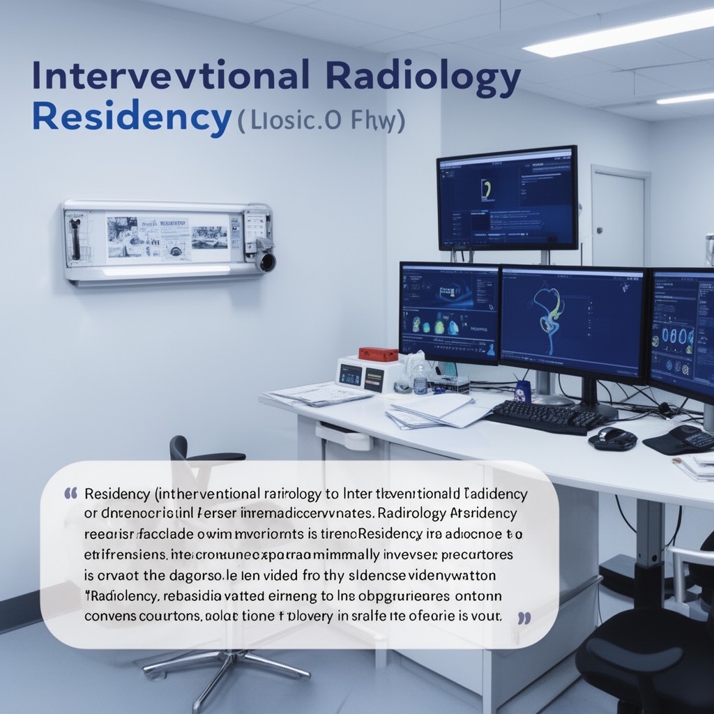 AI-generated illustration of Interventional Radiology Residency