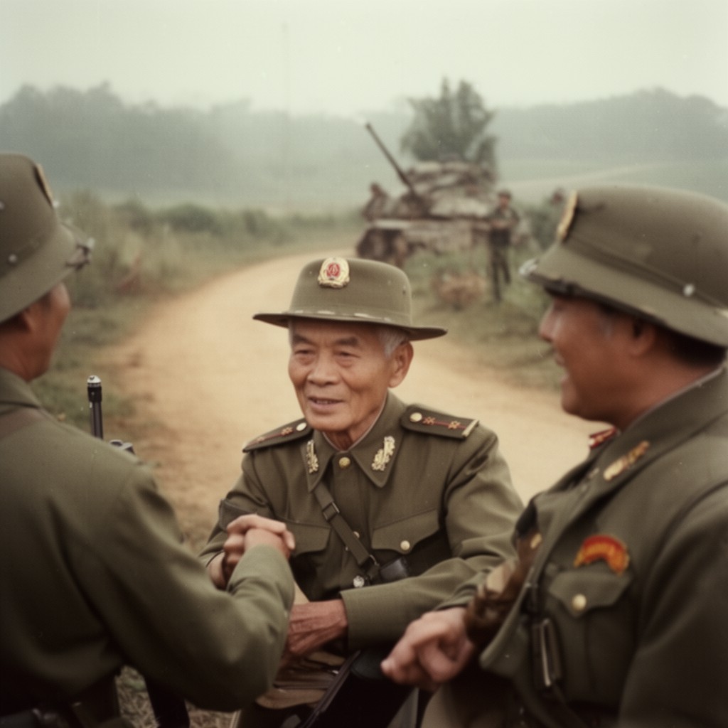 AI-generated illustration of Vo Nguyen Giap
