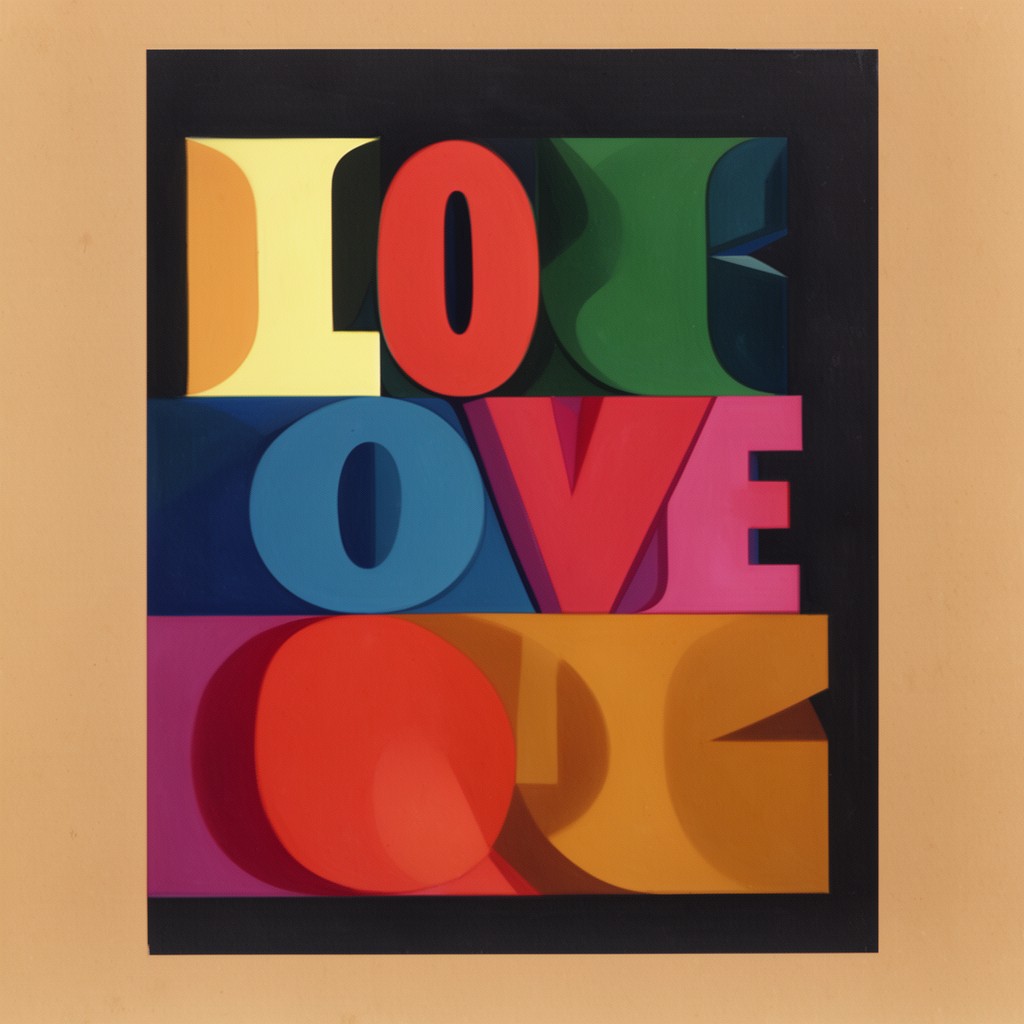 AI-generated illustration of Robert Indiana