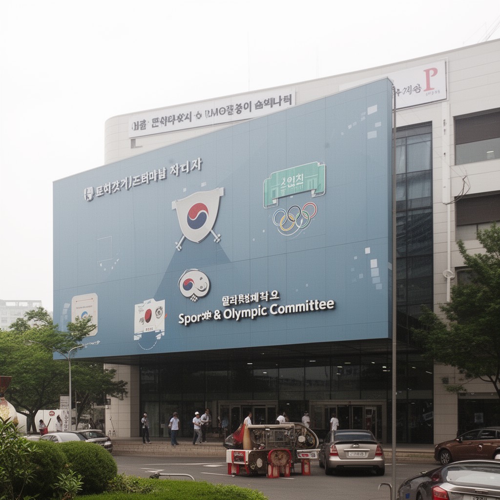 AI-generated illustration of Korean Sport & Olympic Committee