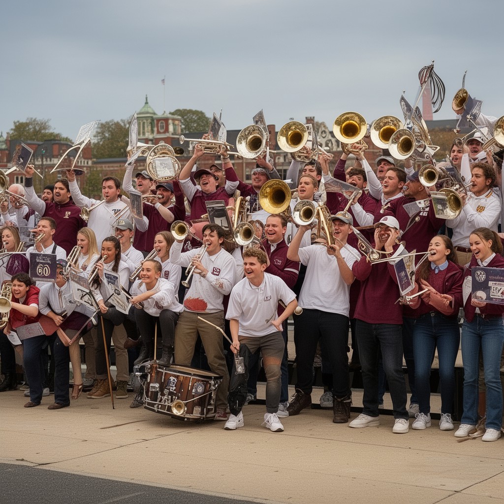 AI-generated illustration of Penn Band