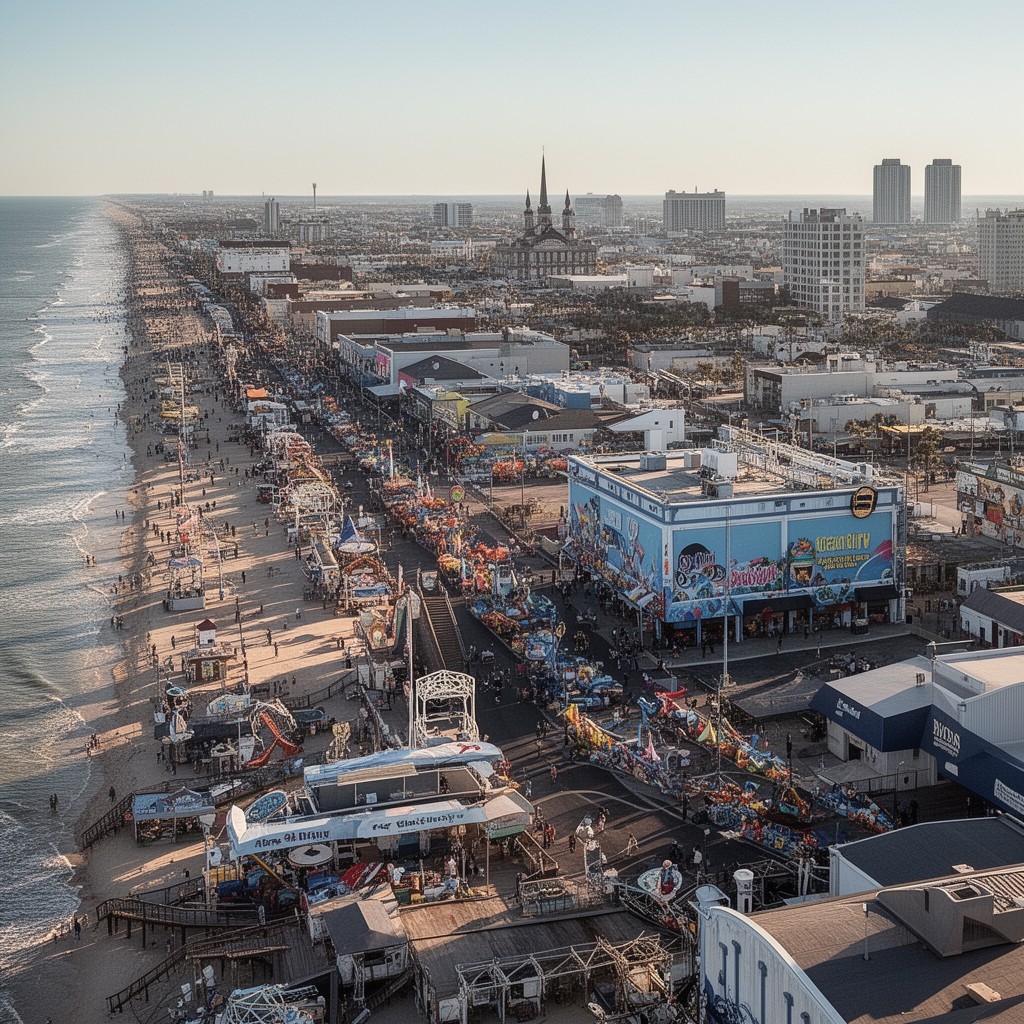 AI-generated illustration of Ocean City, Maryland