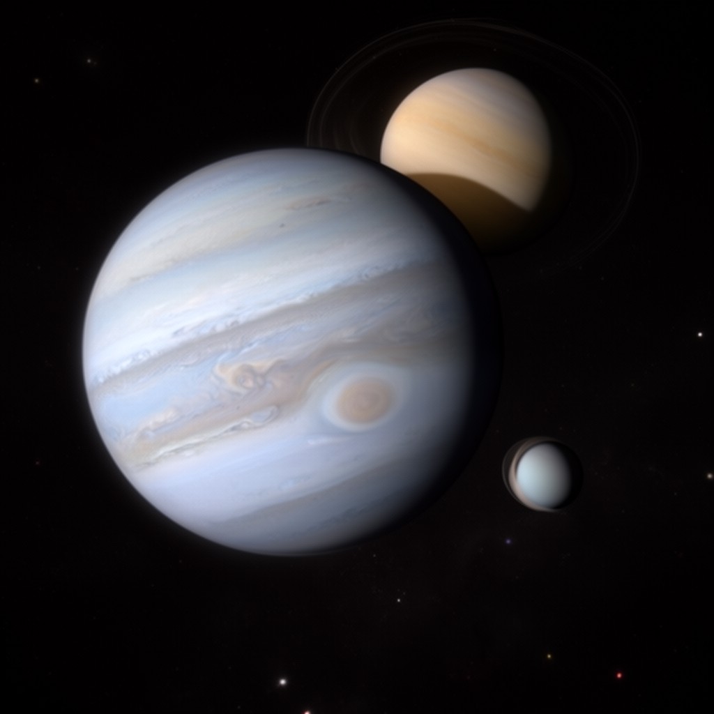 AI-generated illustration of Uranus