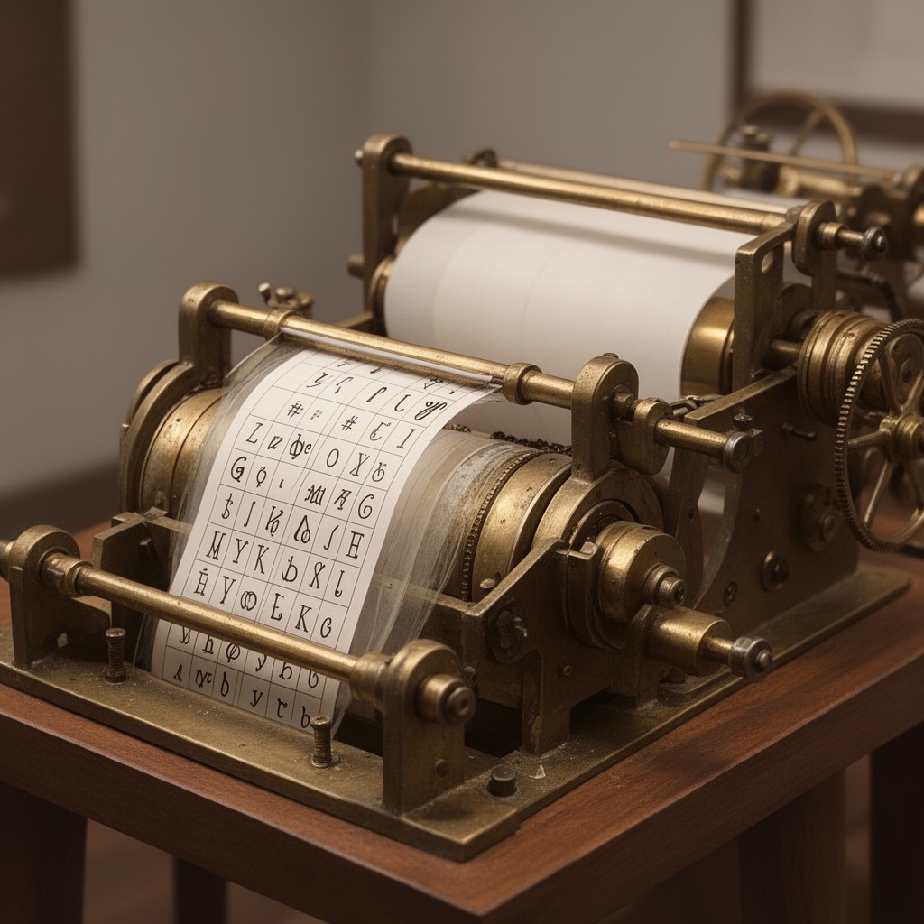 AI-generated illustration of Turing machine