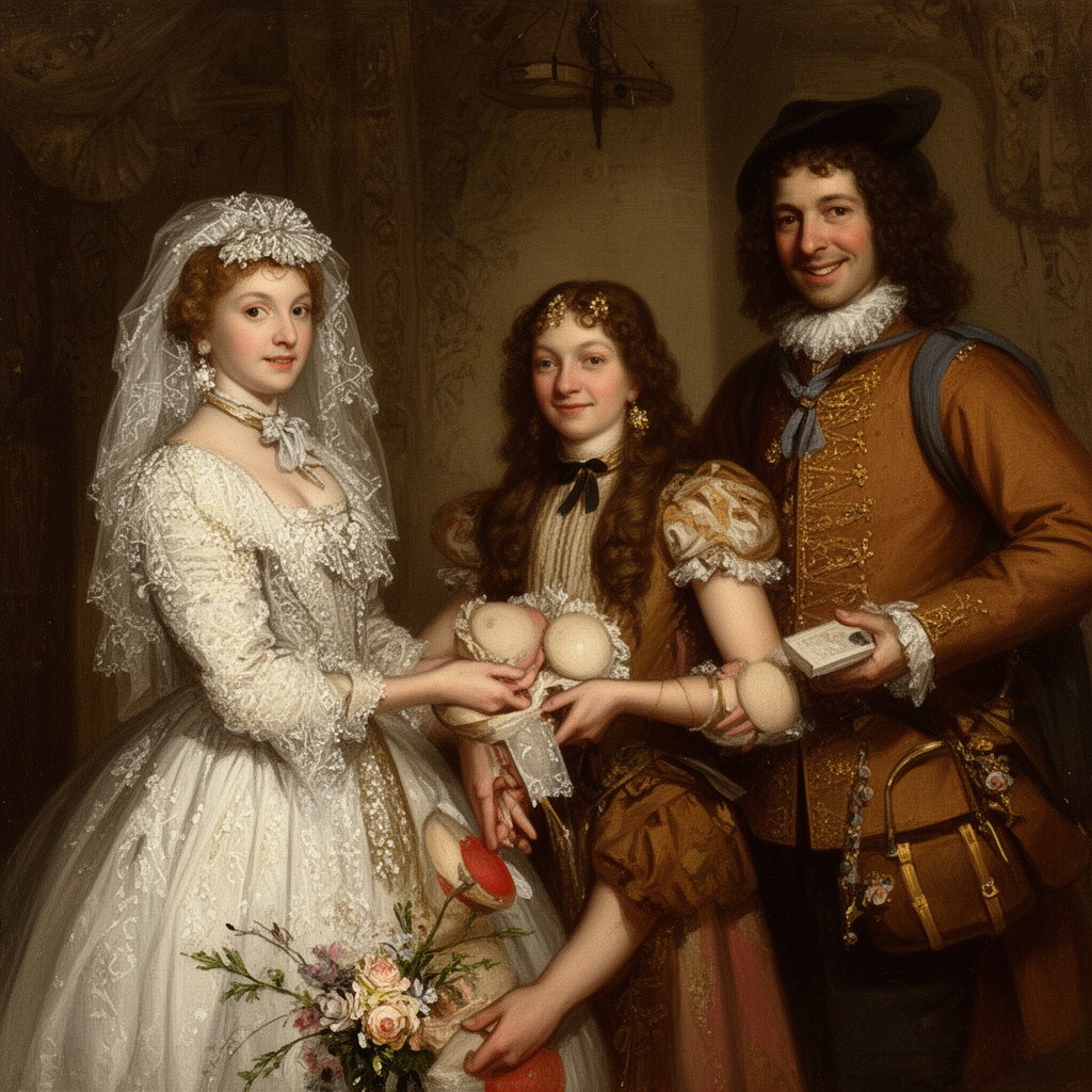 AI-generated illustration of The Wedding