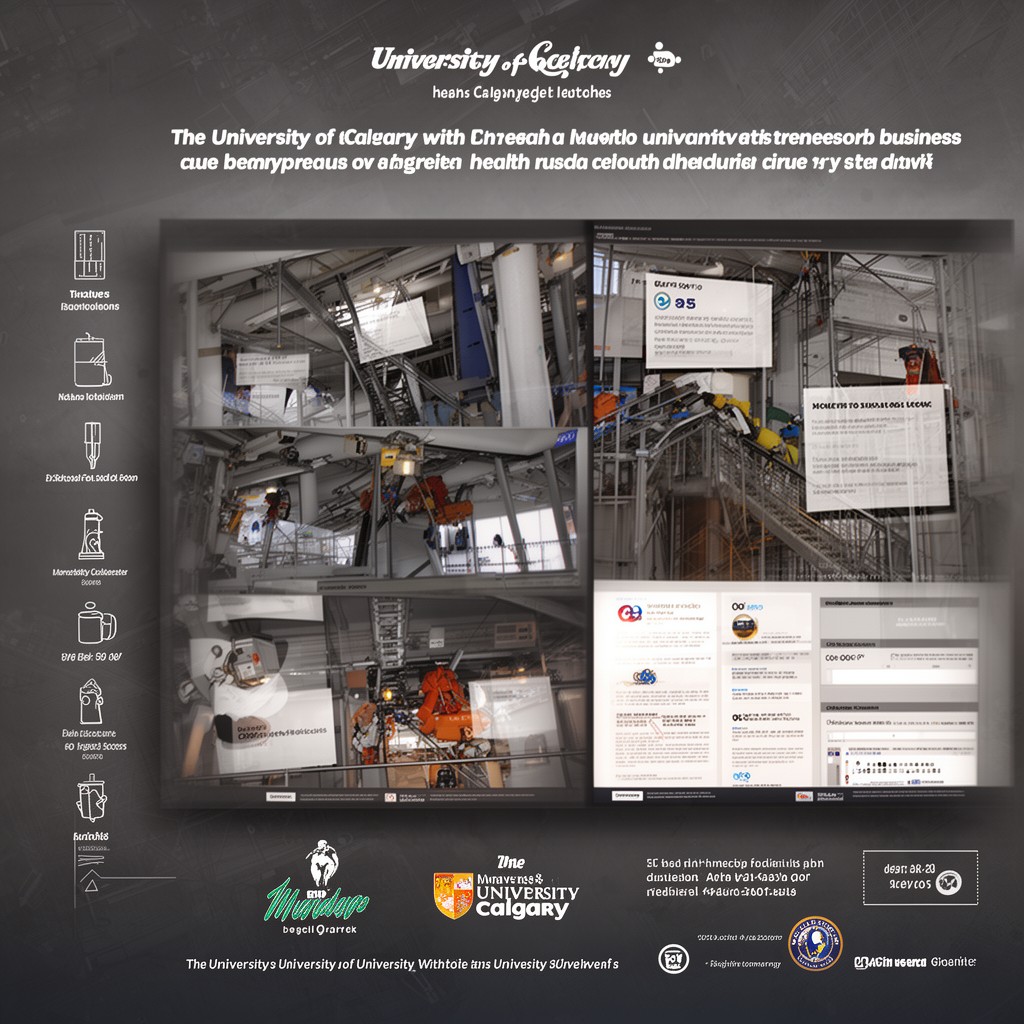 AI-generated illustration of University of Calgary