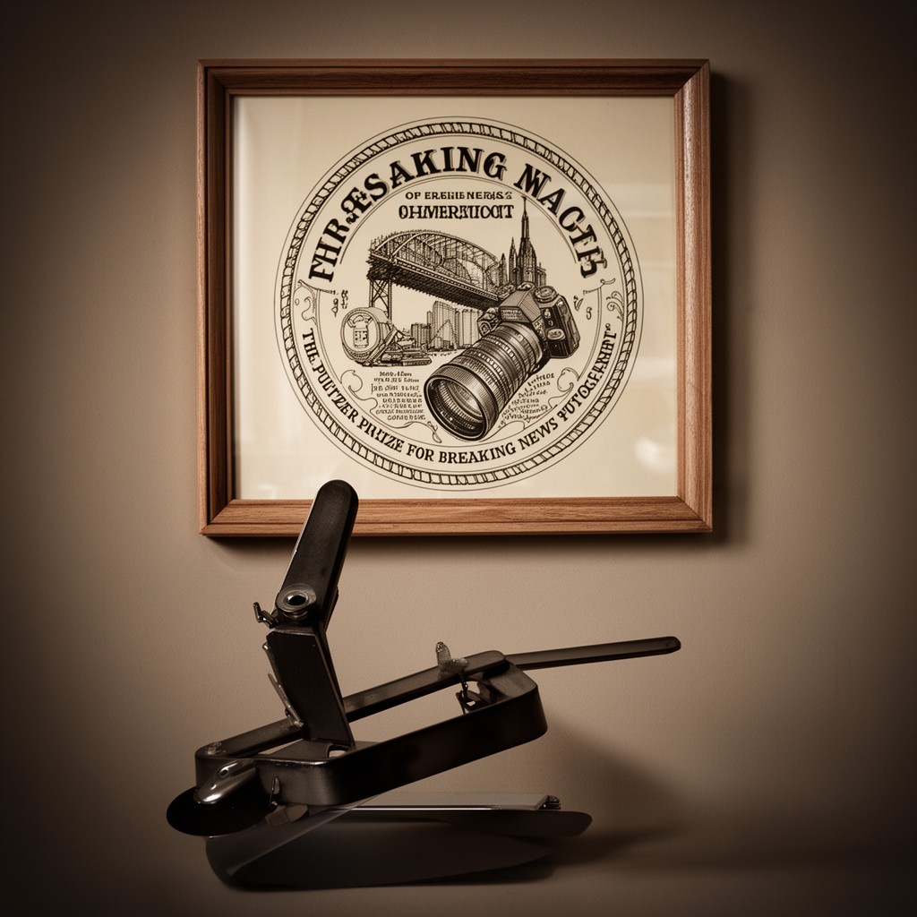 AI-generated illustration of Pulitzer Prize for Breaking News Photography