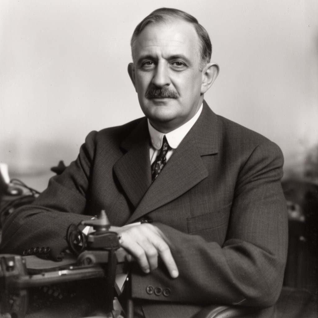 AI-generated illustration of John Dustin Archbold