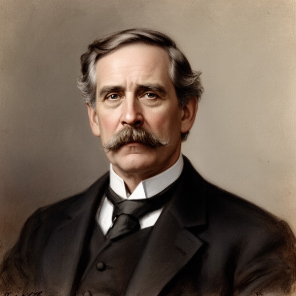 AI-generated illustration of James J. Hill