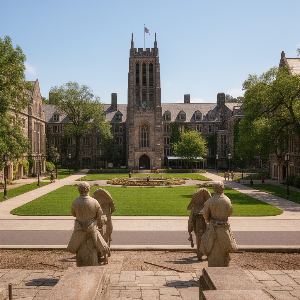AI-generated illustration of Princeton University