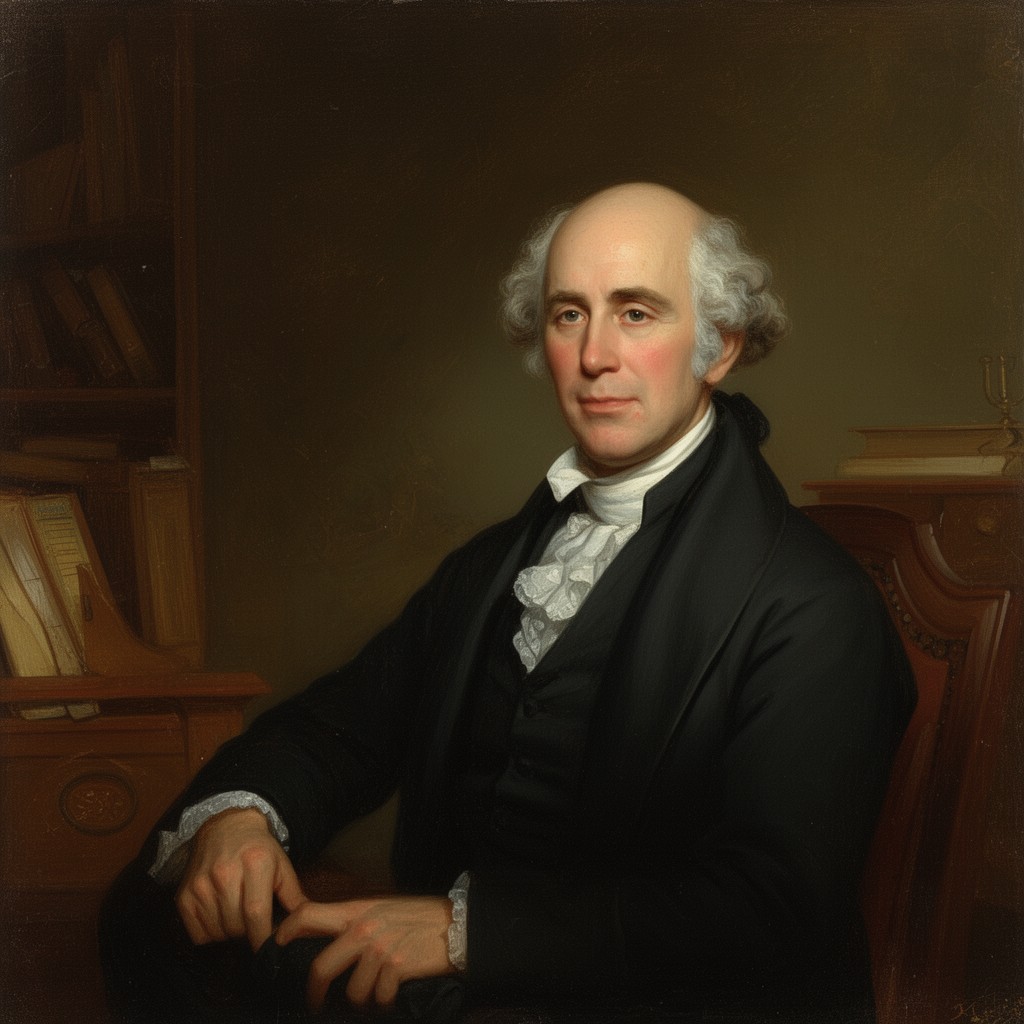AI-generated illustration of John Dickinson