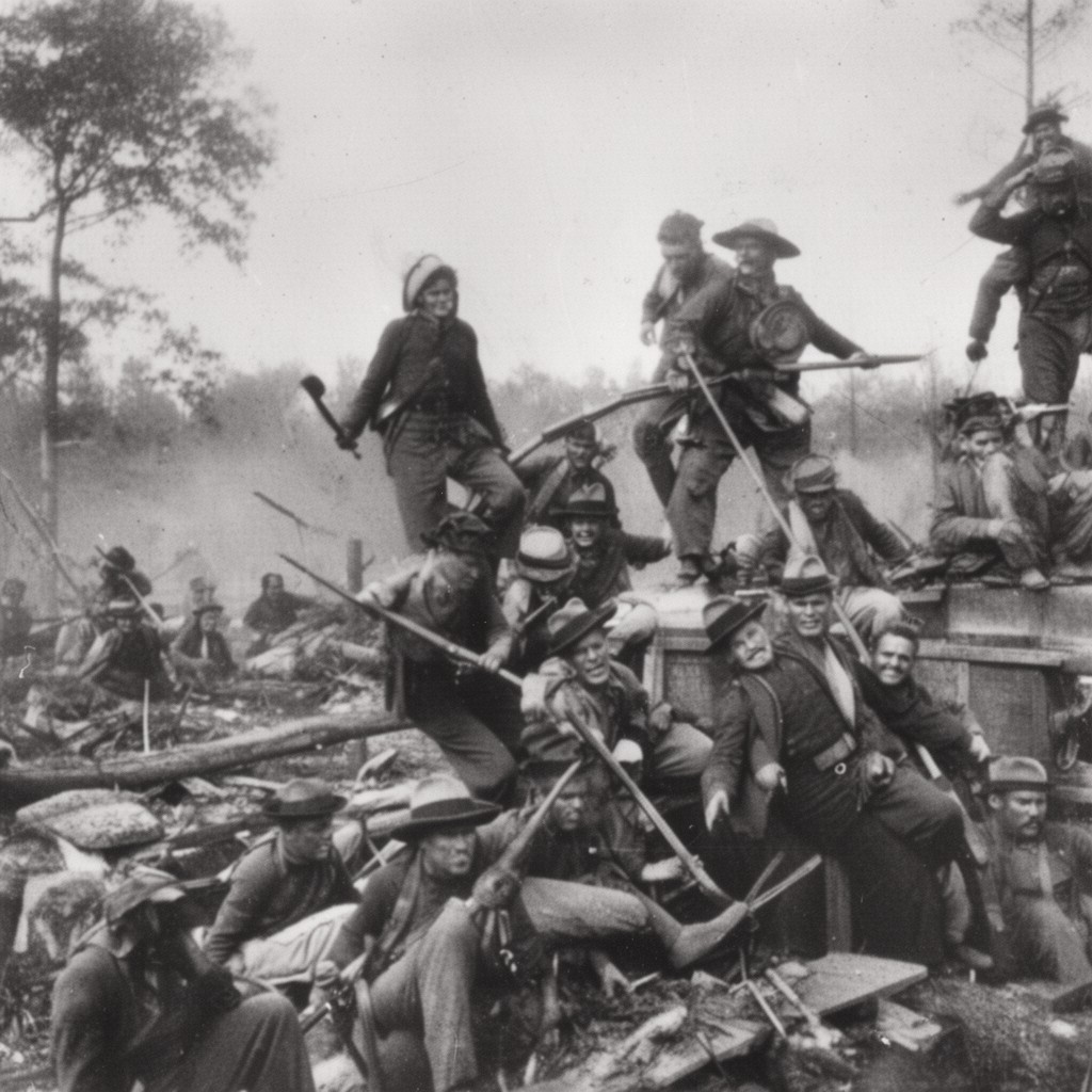 AI-generated illustration of Sherman’s March to the Sea