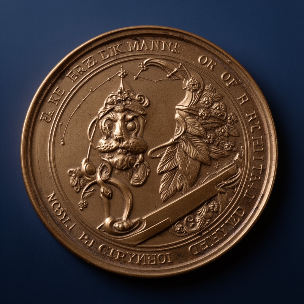AI-generated illustration of Hughes Medal