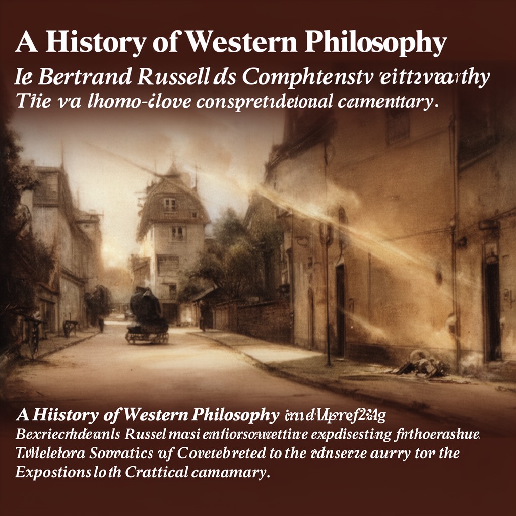 AI-generated illustration of A History of Western Philosophy