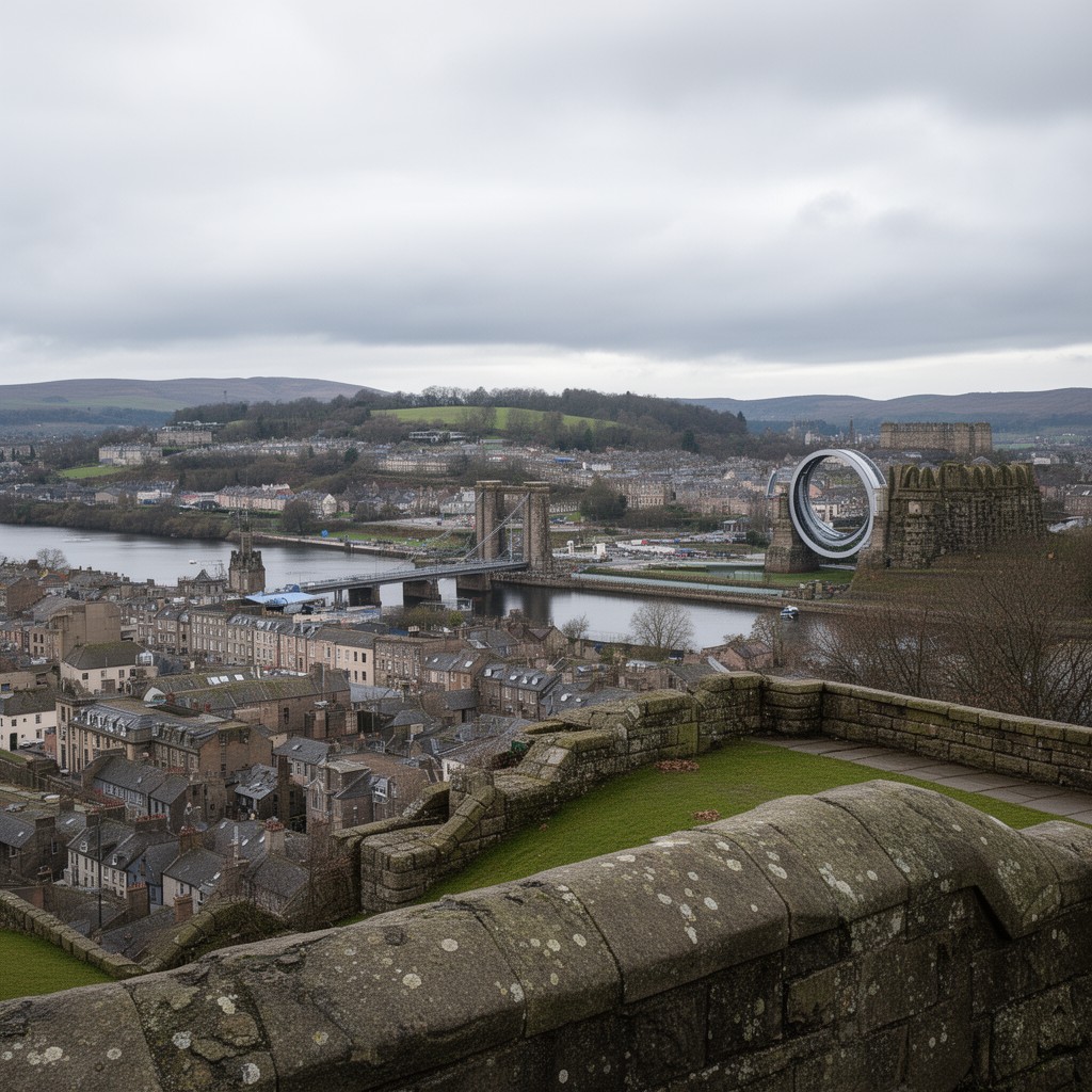 AI-generated illustration of Falkirk