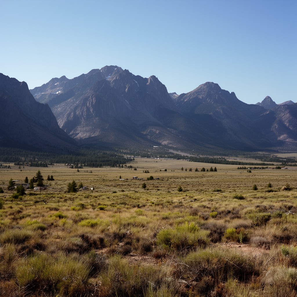 AI-generated illustration of Toiyabe Range