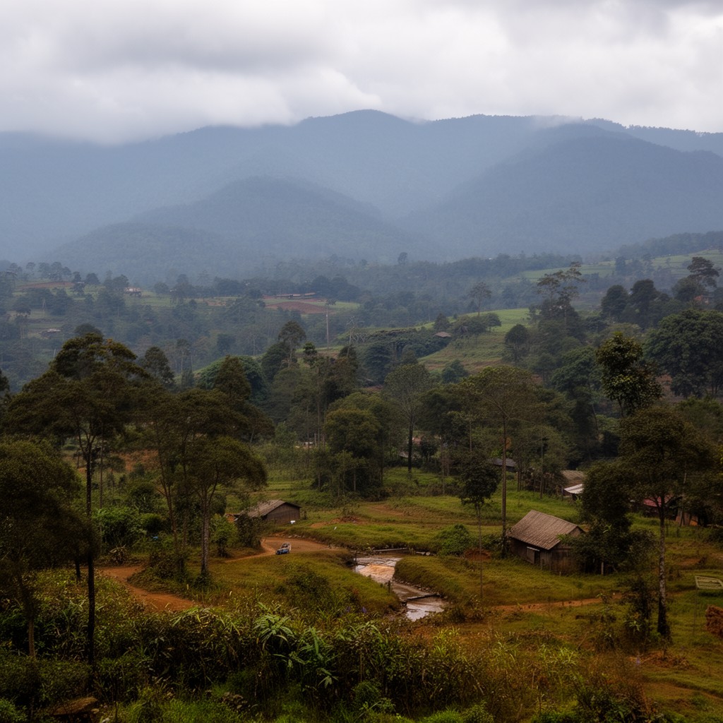 AI-generated illustration of Rwanda