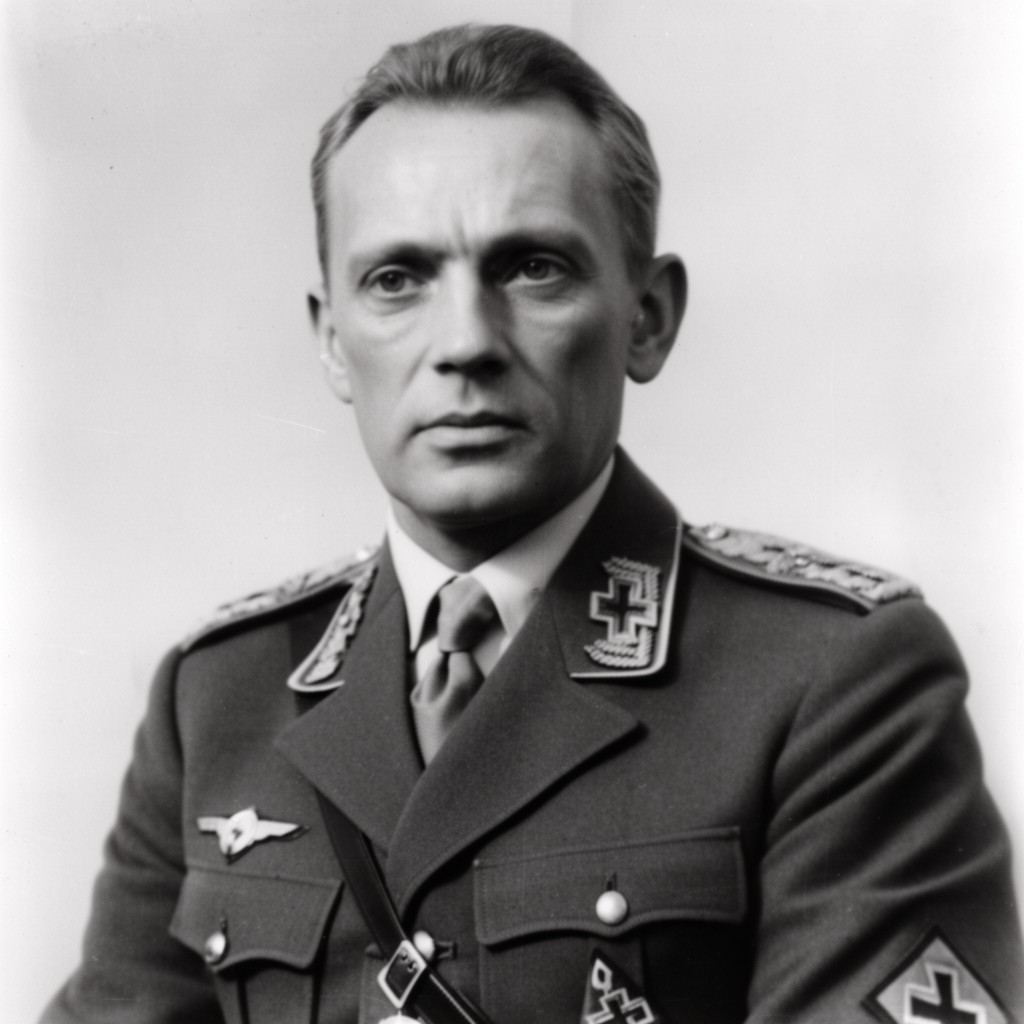 AI-generated illustration of Gotthard Heinrici